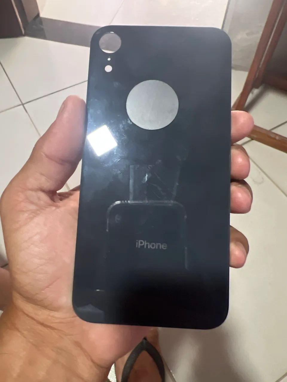 Tampa traseira do iPhone XR 