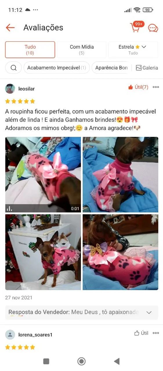 Roupa para pinscher zero - Foto 2