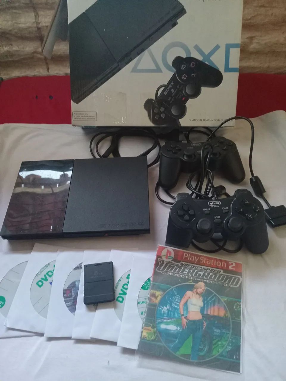 Playstation 2 com 2 controles  - Foto 5