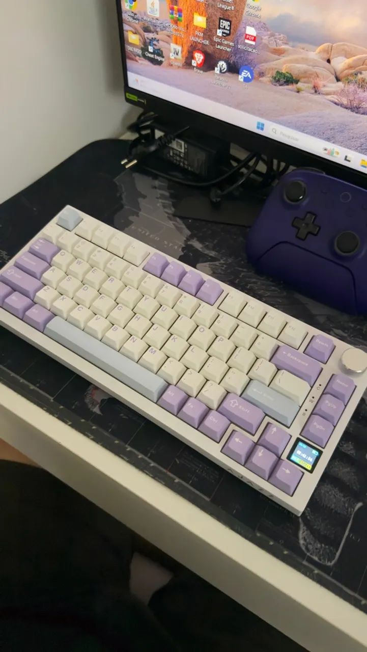 Teclado SEM FIO ak820 PRO - Foto 2