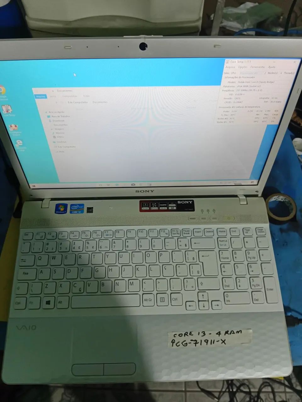 Notebook sonyvaio corei3-4giga de mem 15.6 w10 - Foto 2
