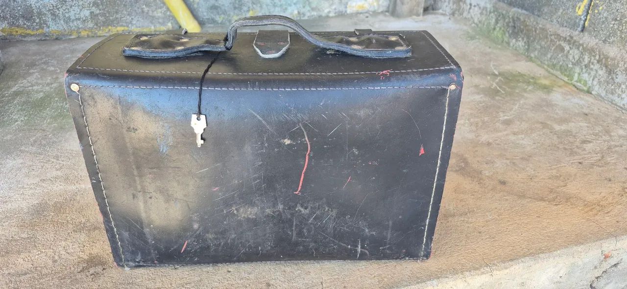 Bolsa em couro para eletricistas com cadeado+ porta de ferramentas - Foto 3