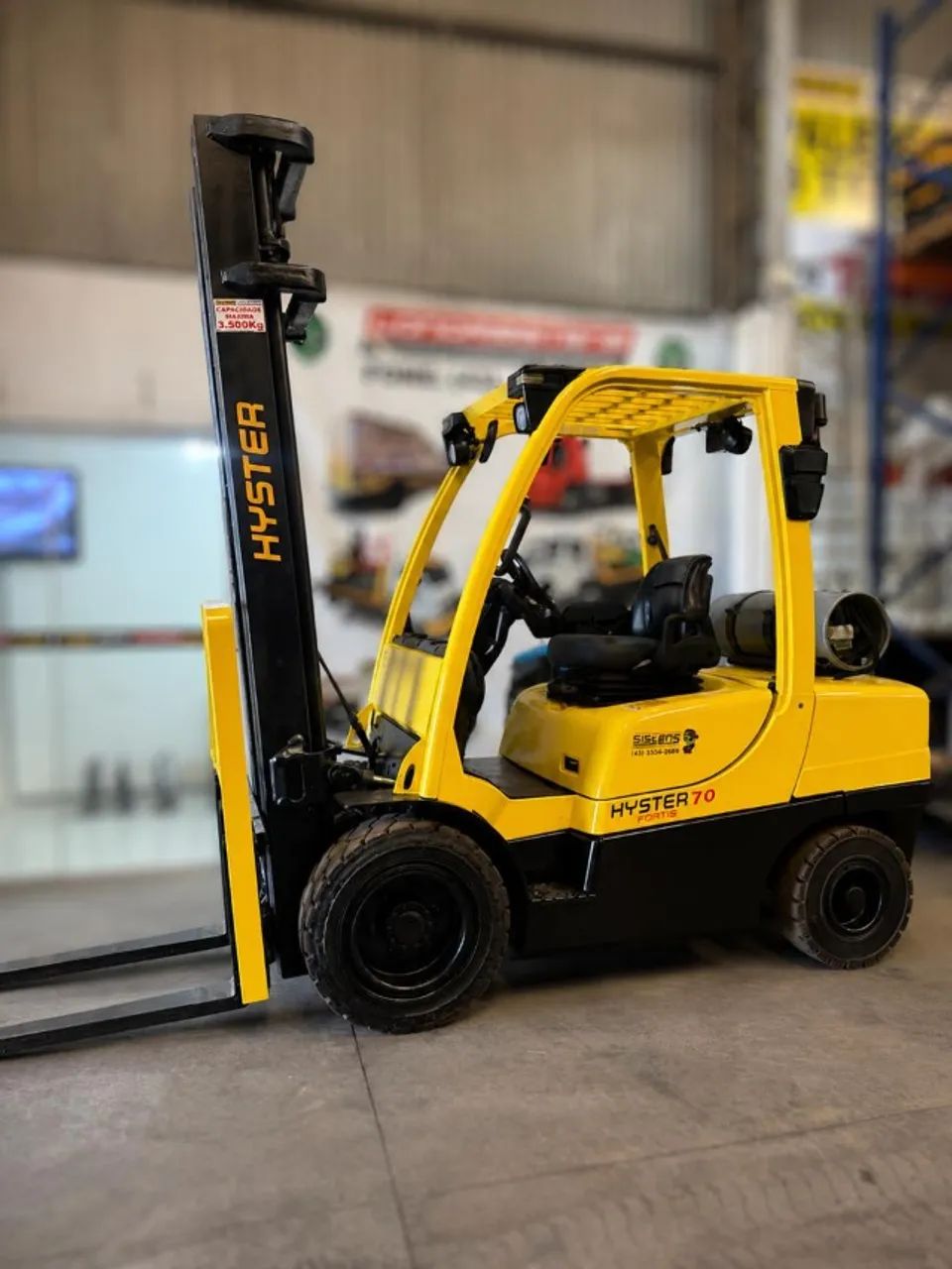 Empilhadeira Hyster H70 FT 3.500 KG - PRONTA PARA O TRABALHO! - Foto 2