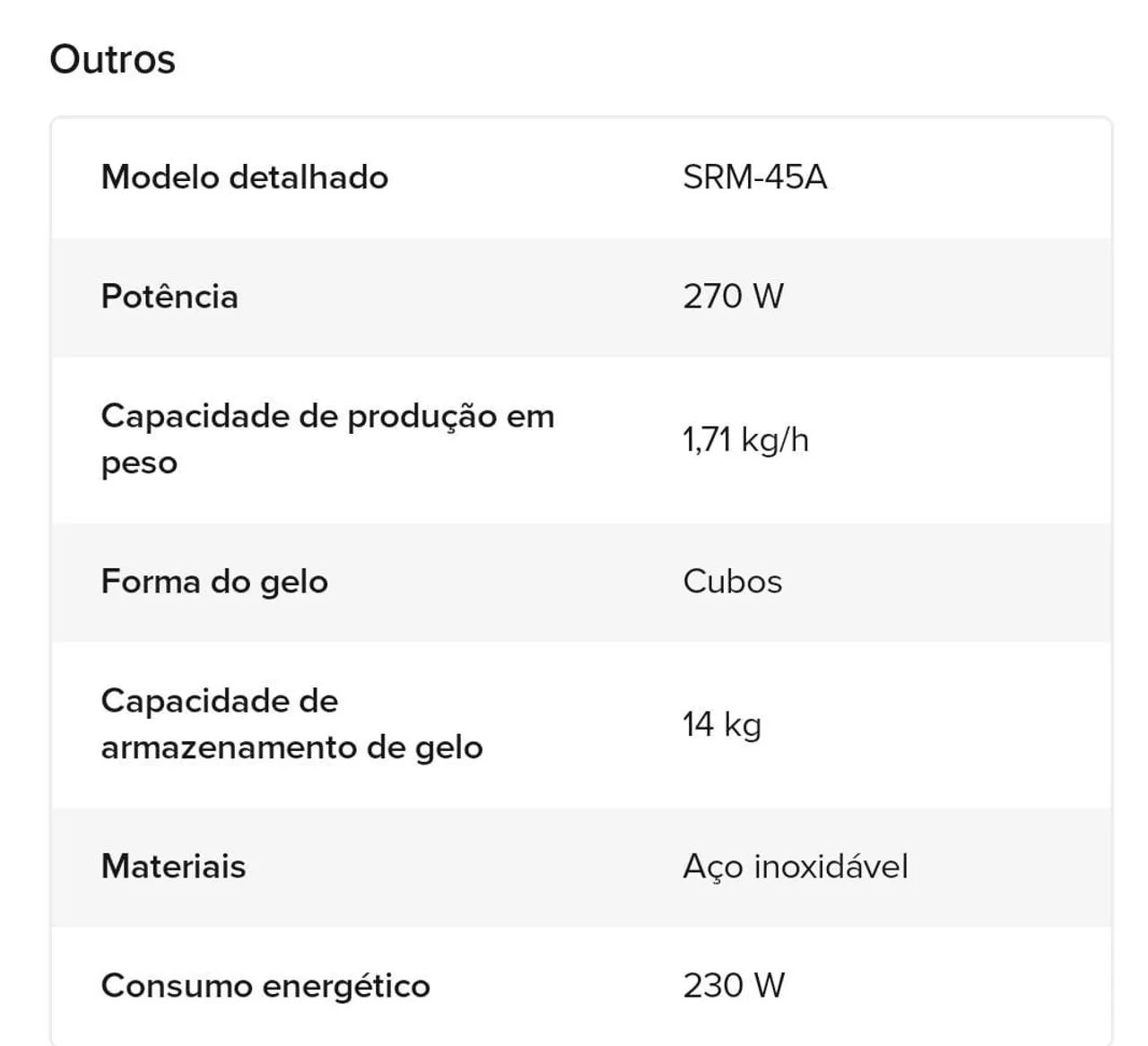 Maquina Profissioal de Gelo SRM-40A - Foto 2