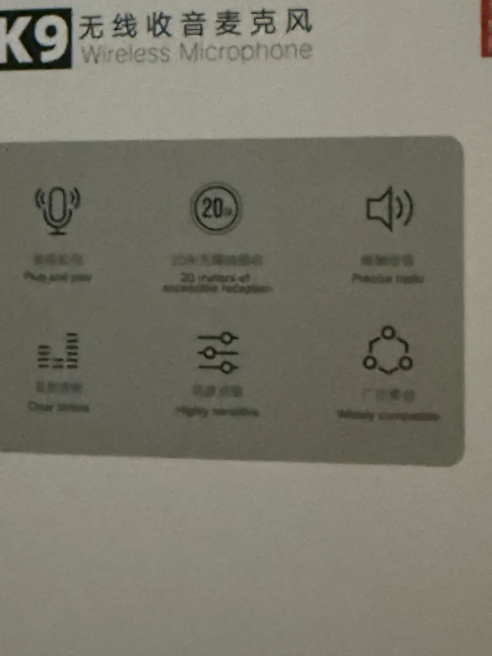 Microfone de Lapela K9 entrada IPhone anterior ao 15 - Foto 2