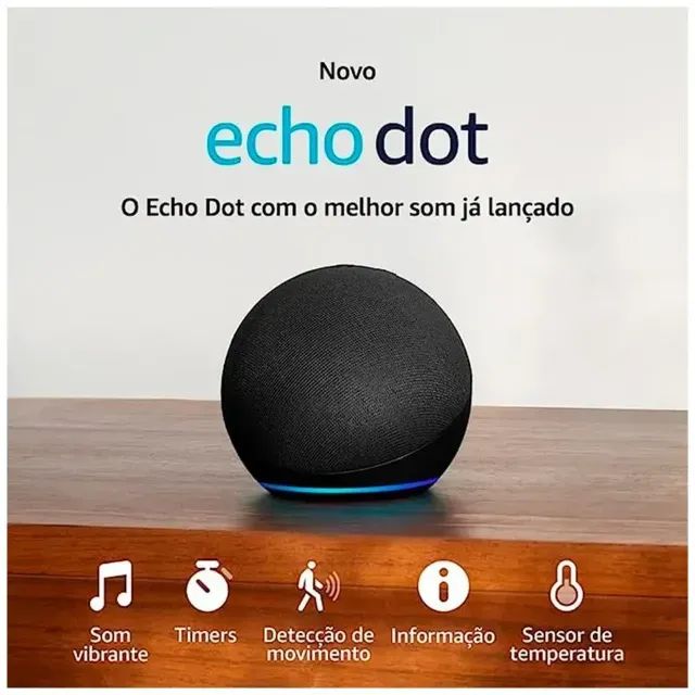 Alexa Echo Dot 5a Geração Nova Lacrada - Foto 3
