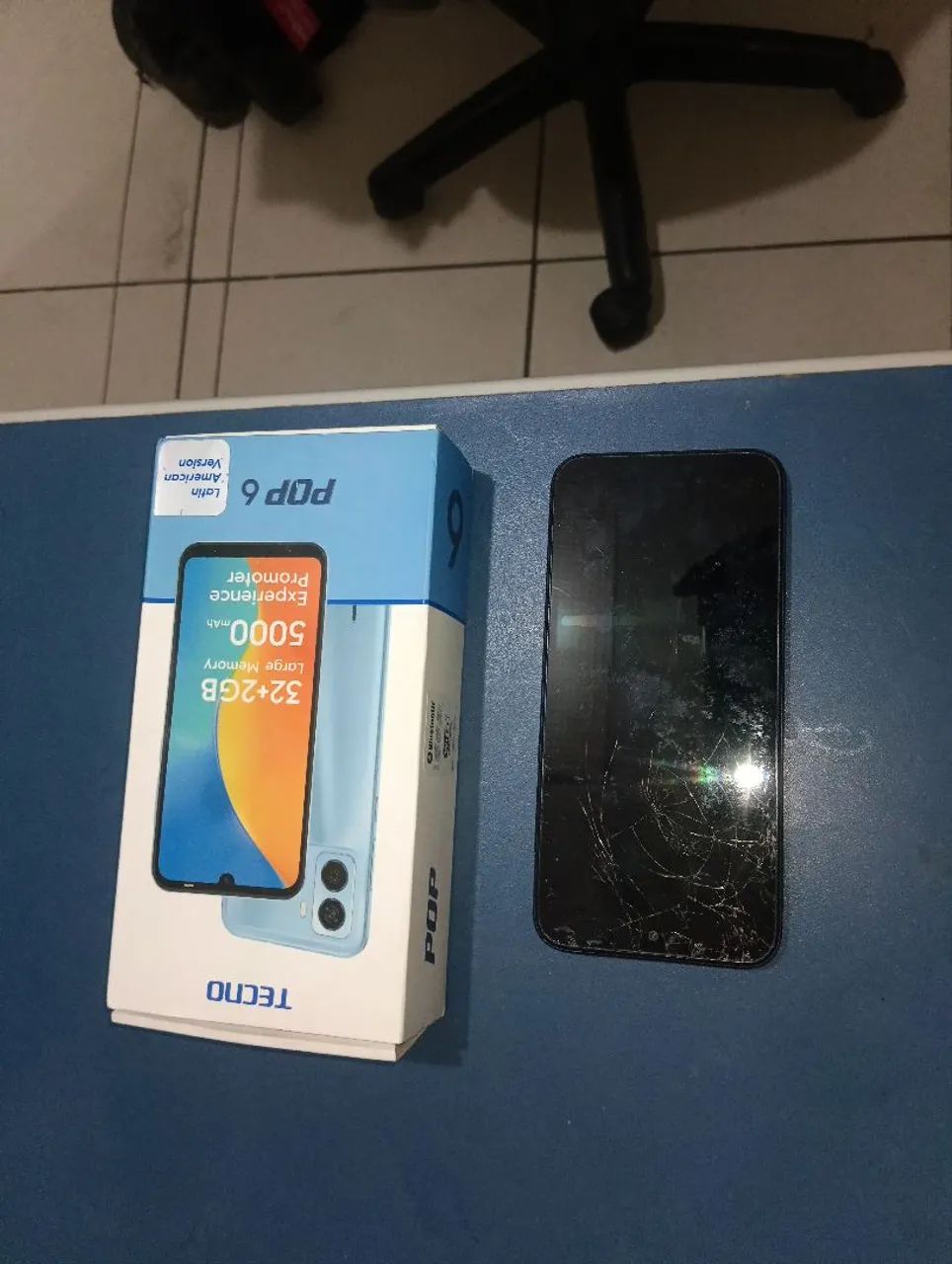 Celular POP 6 pra vender - obs; visor queimado