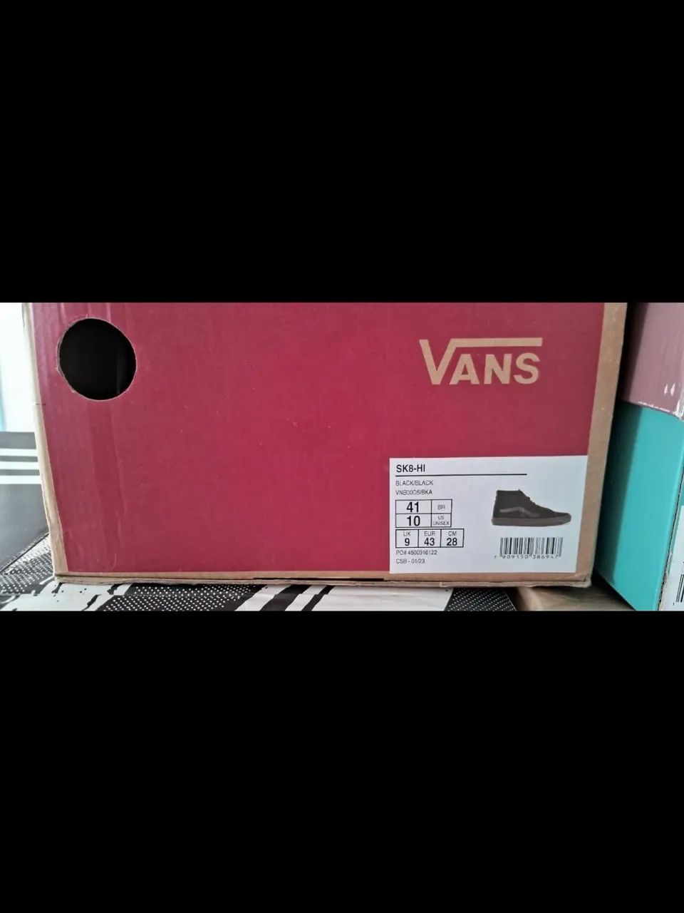 vans sk8-hi black  - Foto 4