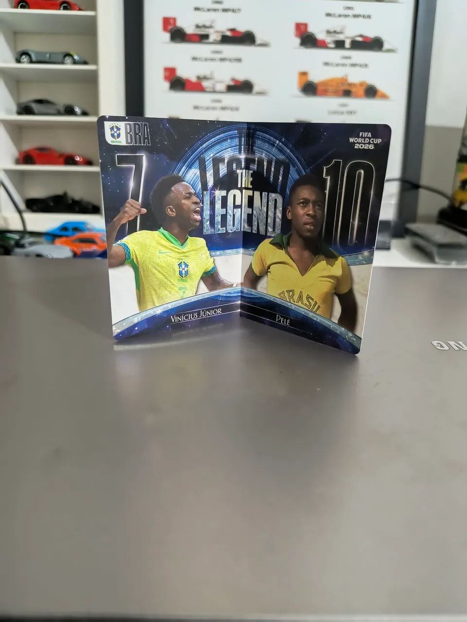 Cards LEGEND KAYOU PANINI PELÉ & VINÍCIUS JR