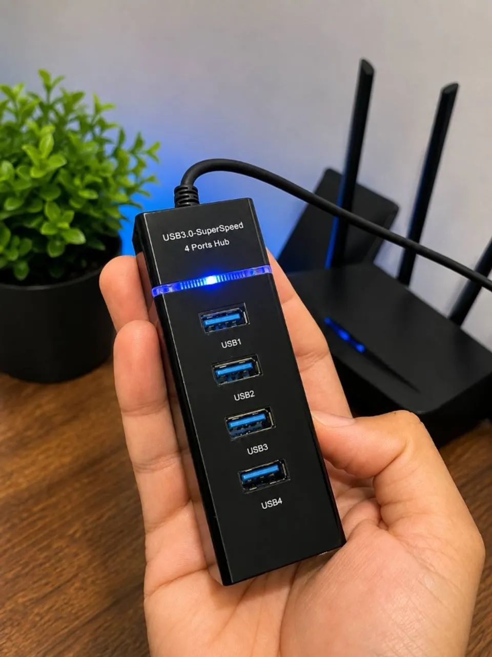 Hub Usb 3.0 4 Portas - Foto 2