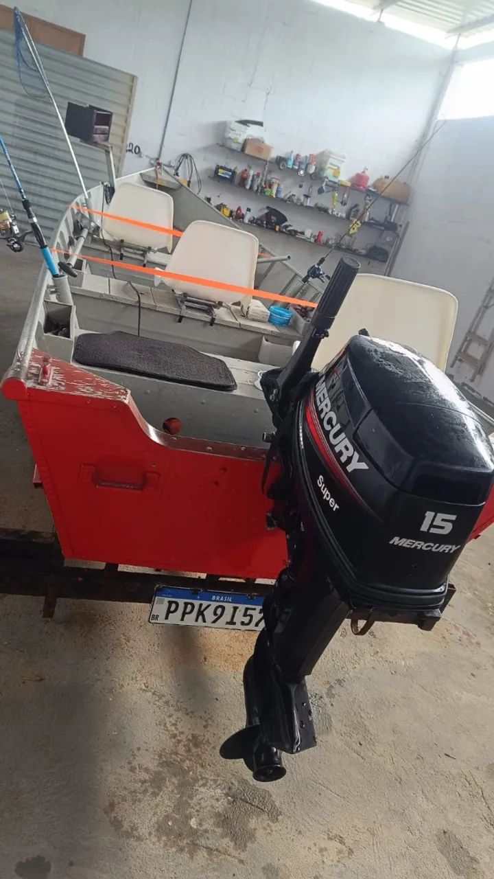 BARCO DE ALUMINIO MOTOR 15 HP - Foto 3