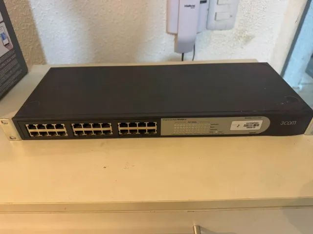 Switch Hub 24 Portas 3com 10/100  - Foto 2