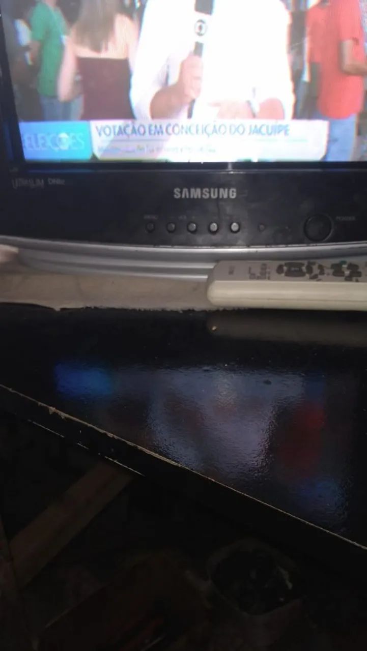 Tv de tubo Samsung 14 polegadas utislin com conversor.  - Foto 4