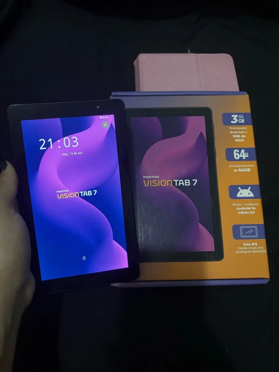 Tablet Positivo com capa