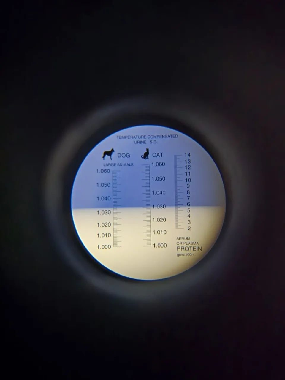 Refratômetro Veterinário para Urina e Proteína - Foto 3