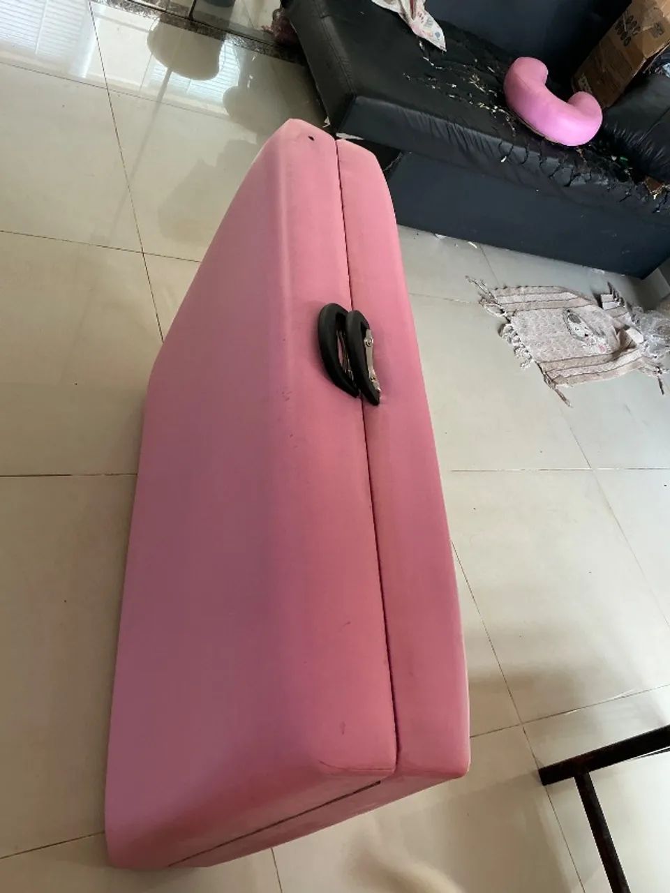 Maca Portátil  - Regulável - Rosa - Foto 4
