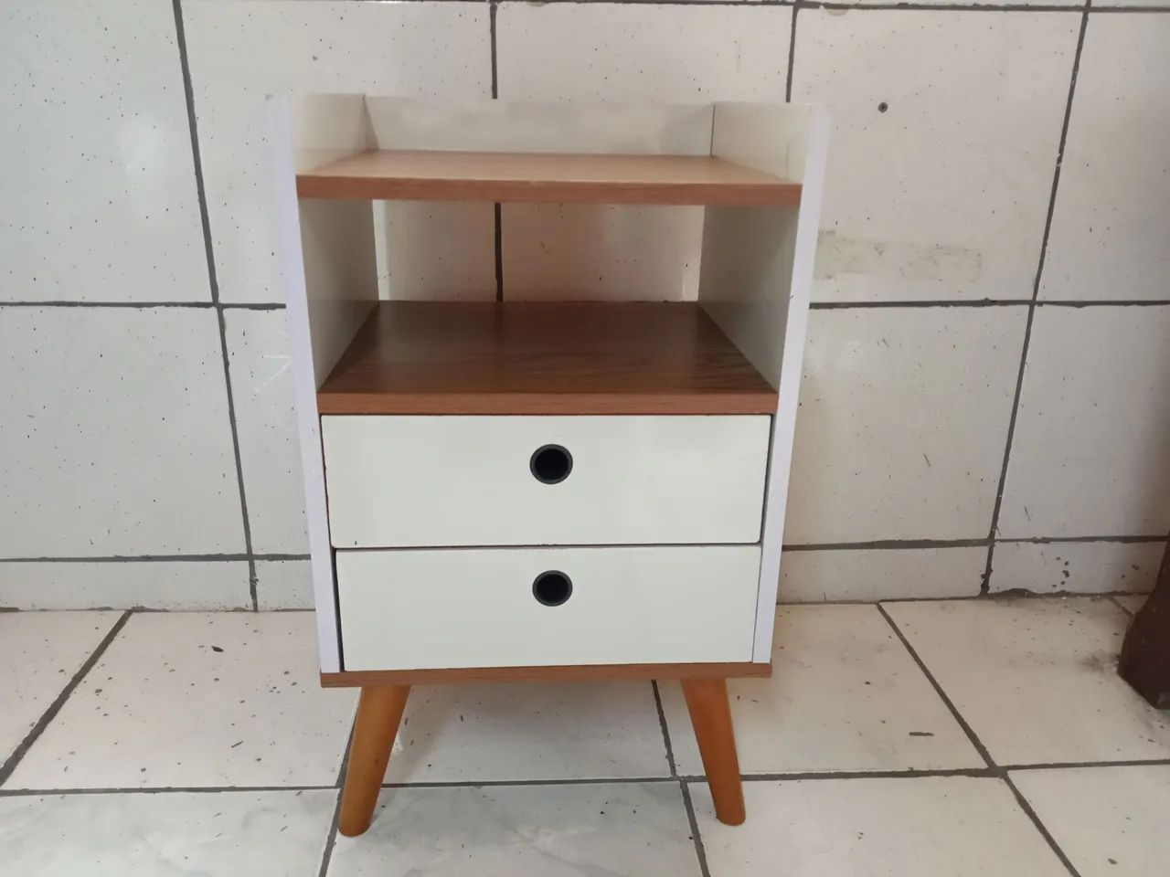 Mesa de Cabeleireira com Duas Gavetas em MDF  - Foto 5