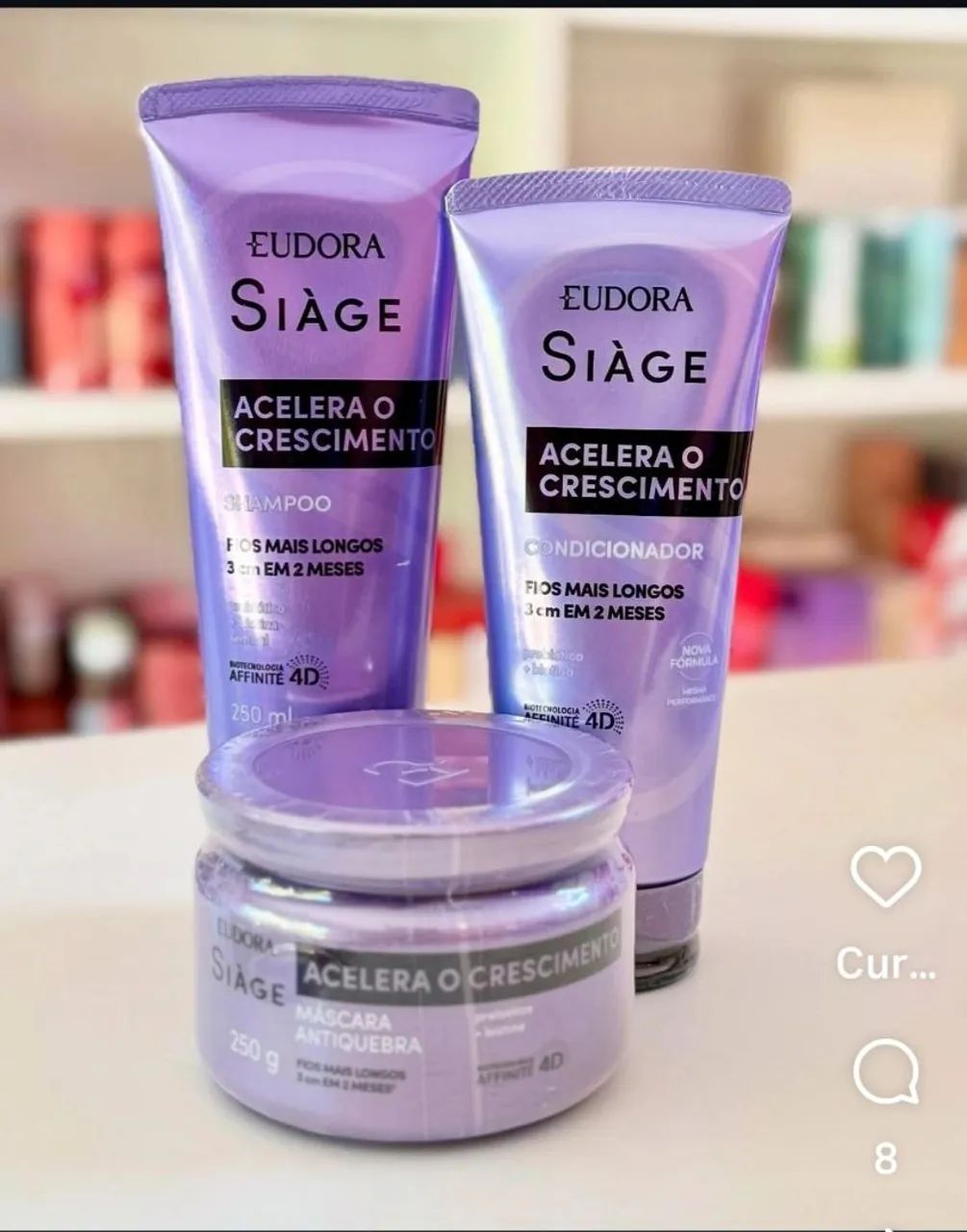 Kit cabelos Eudora Siage  - Foto 4