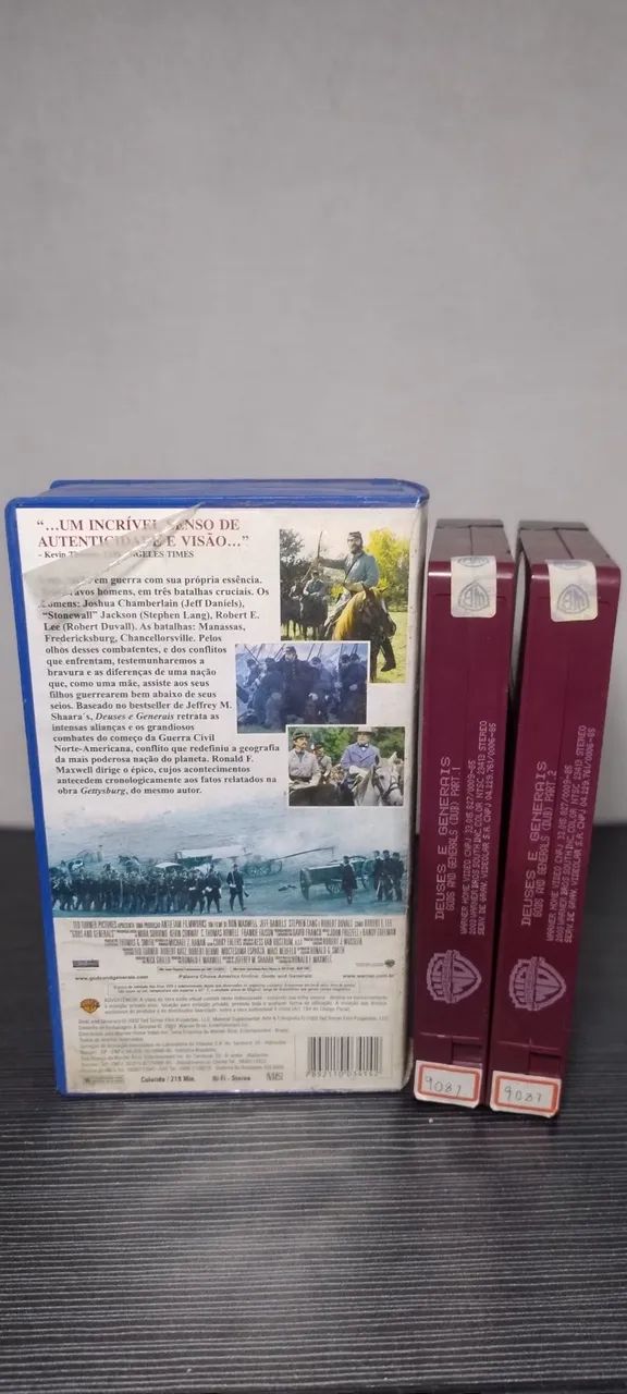 VHS Deuses e GENERAIS   (dublado) - Foto 2