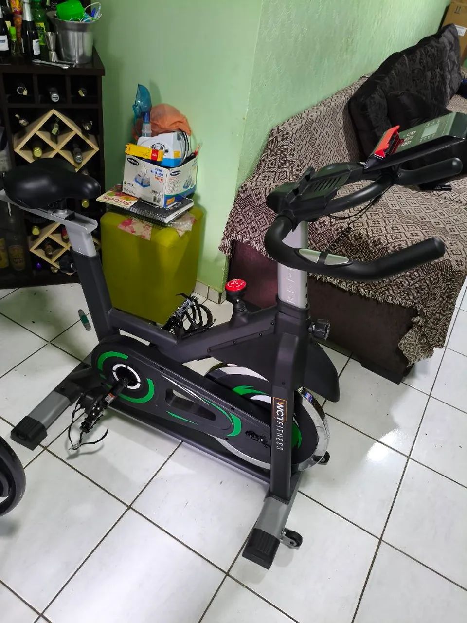 Bicicleta ergométrica residencial 20kg  - Foto 3