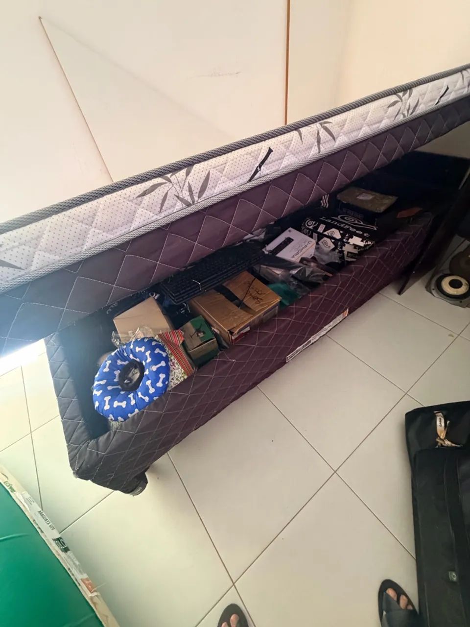Cama box baú solteiro c/ auxiliar  - Foto 2