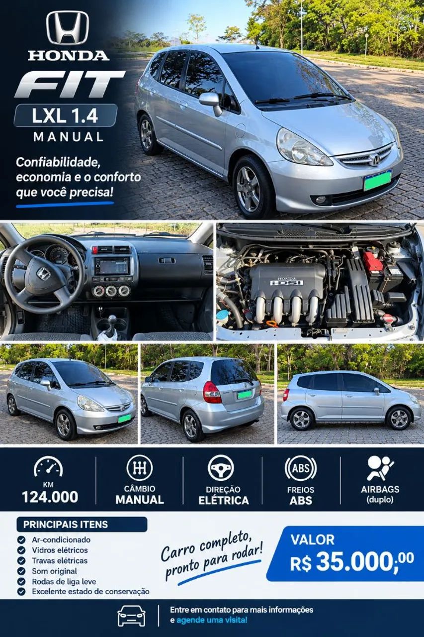 Honda Fit Fit LXL 1.4/ 1.4 Flex 8V/16V 5p Mec. 2008