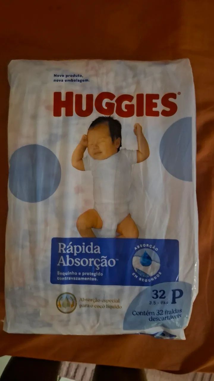 Fraldas Huggies rápida absorção  - Foto 2