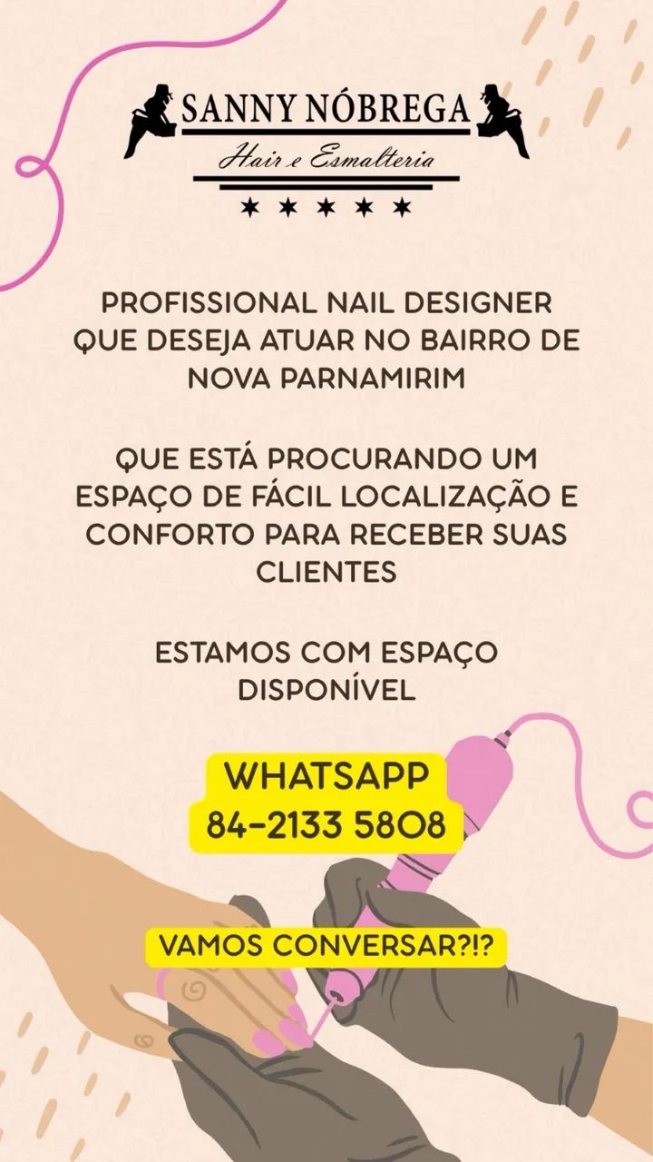 Espaço nail designer nova Parnamirim 
