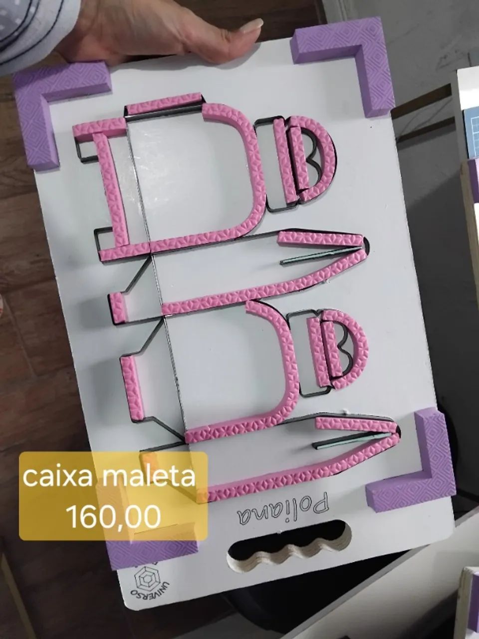 Faca caixa maleta para corte e vinco 