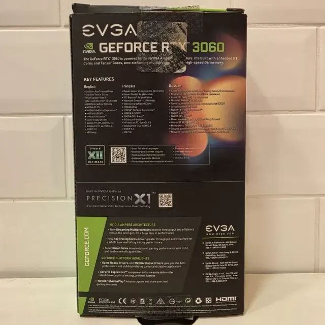 Placa de Video EVGA GeForce RTX 3060 ,12Gb,GDDR6 - Foto 2