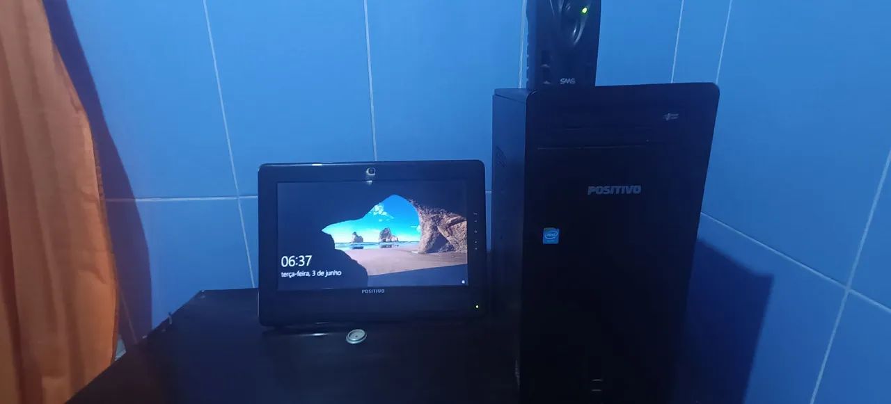Computador de Mesa para trabalho e estudos, funcional