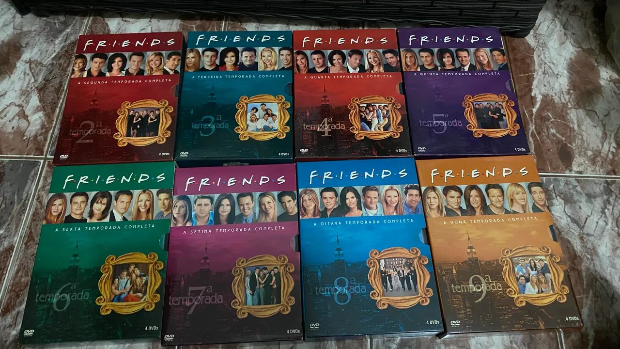 DVD s - Friends temporadas completas 2 a 9