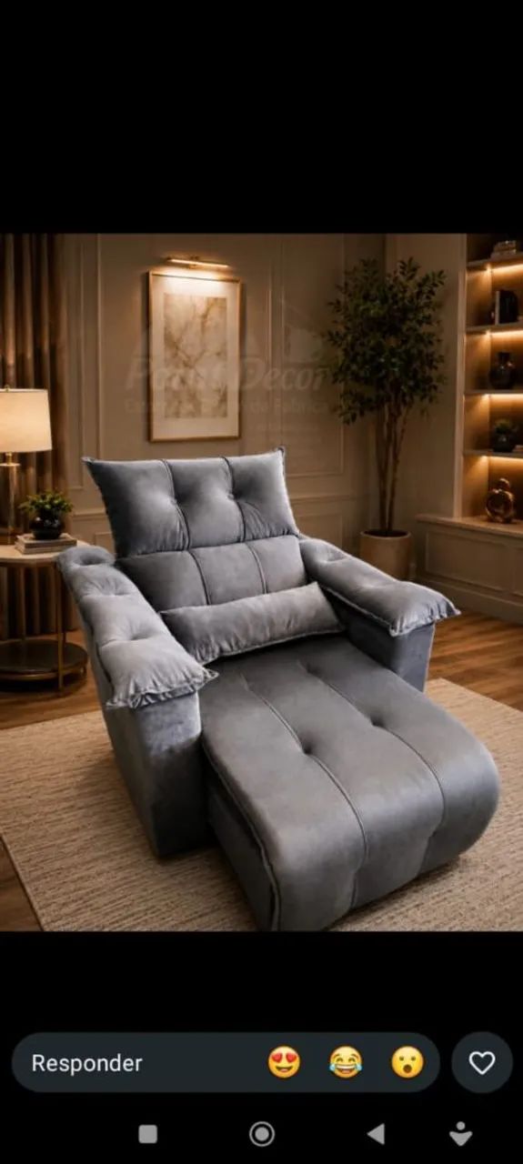 Poltronas reclinável e retrátil 