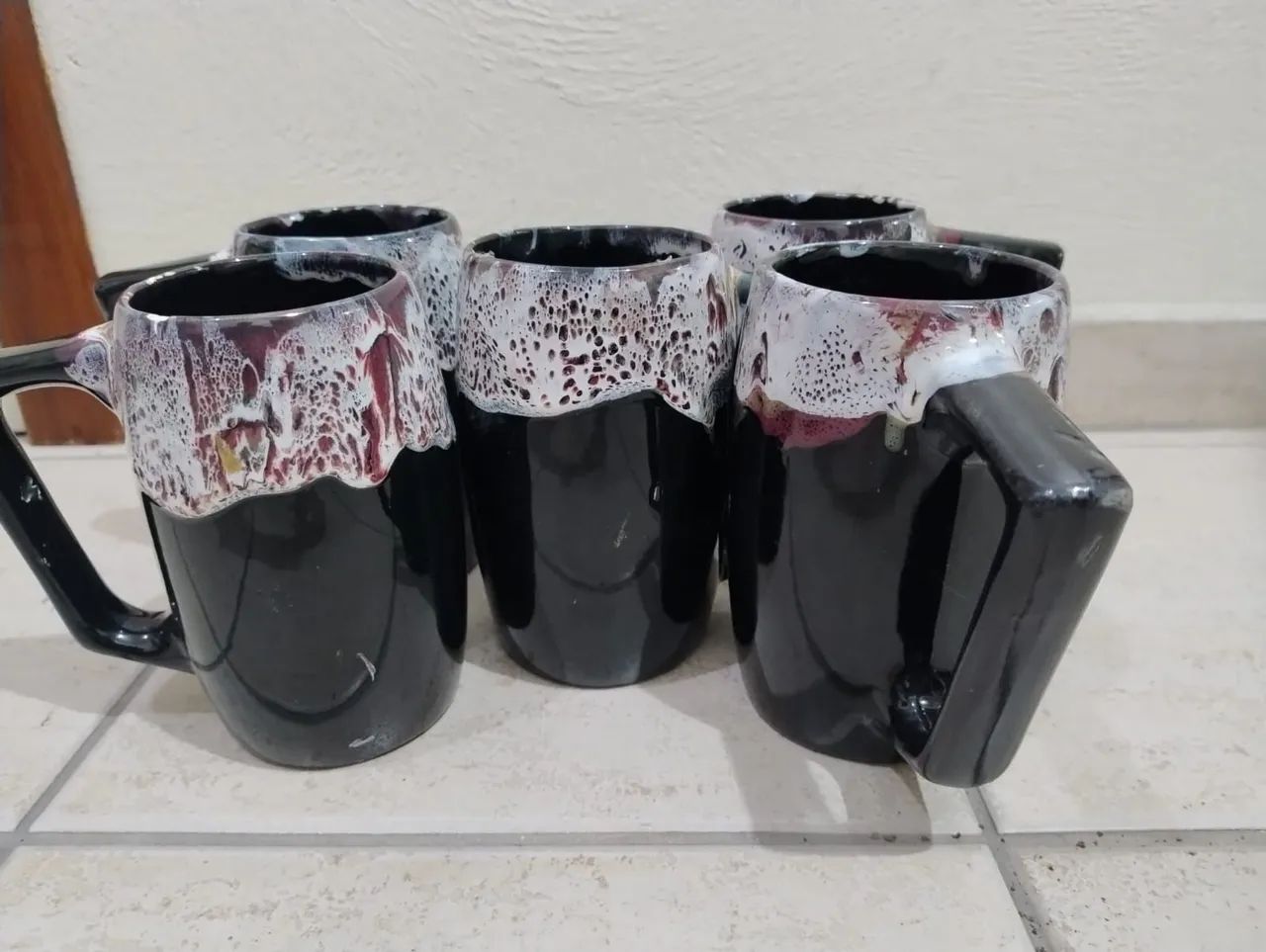 Kit 5 Copos de chopp vintage  - Foto 3