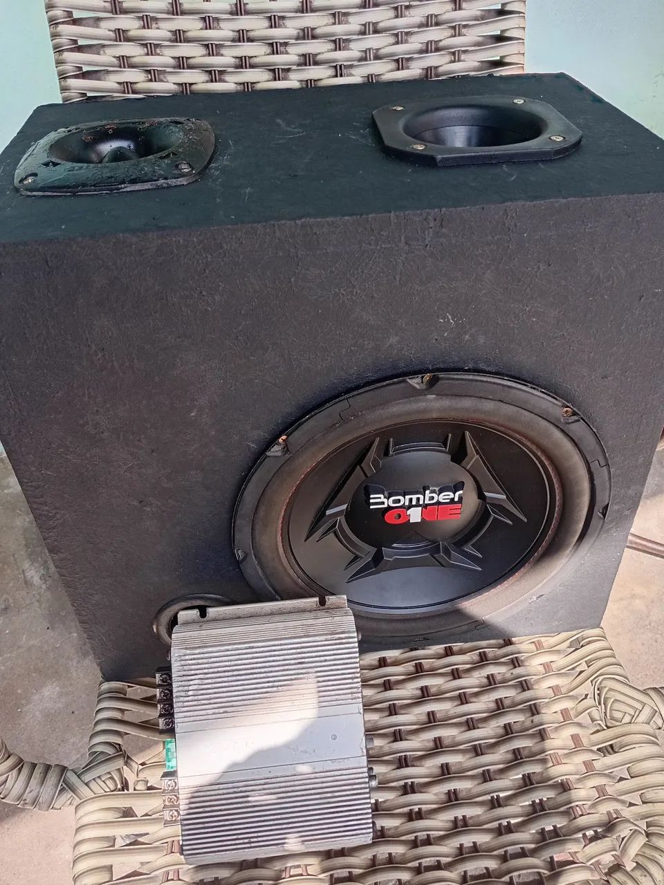 Som automotivo com o módulo 