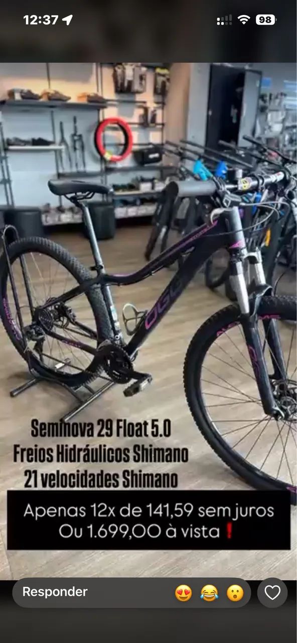 Bicicleta seminova a partir de R$2000
