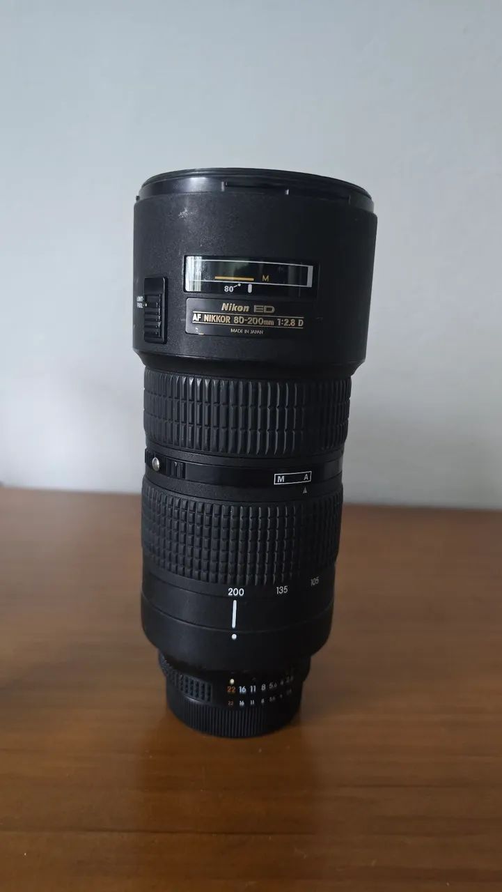 Lente nikon 80-200