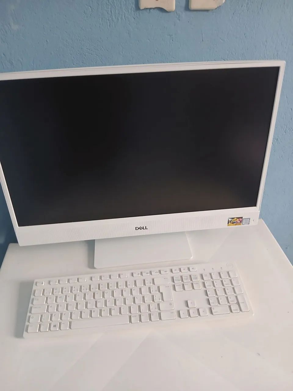 PC Dell All-in-One i5 7200U 4GB Branco + Teclado e Mouse - Foto 4