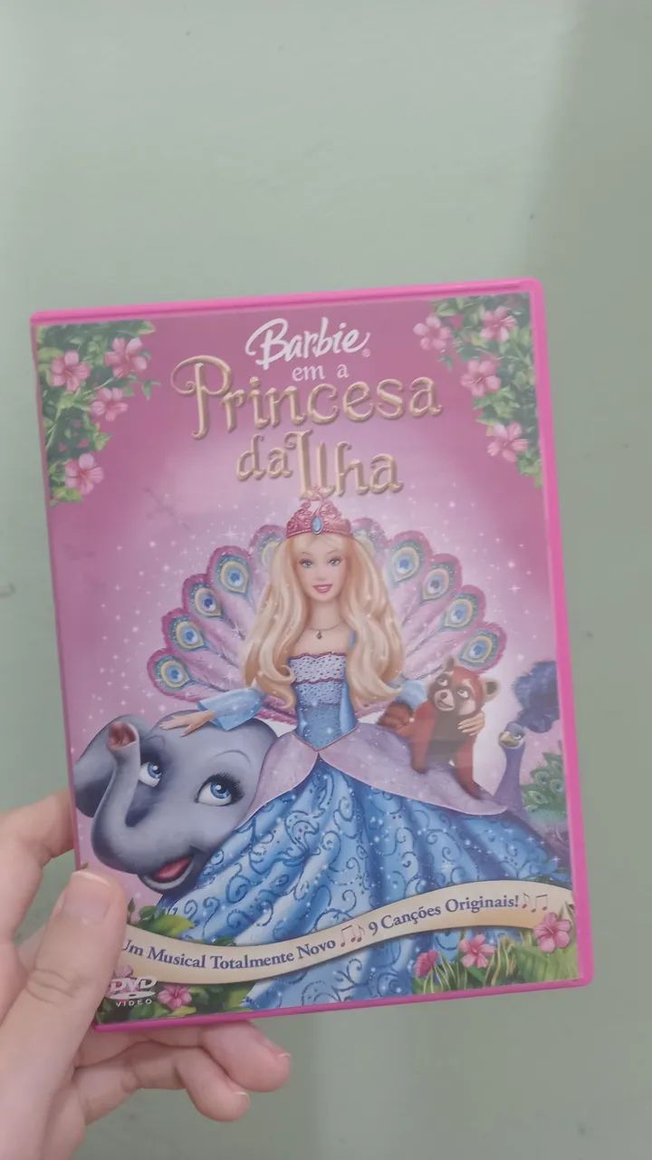 DVD Barbie em a Princesa da Ilha original 