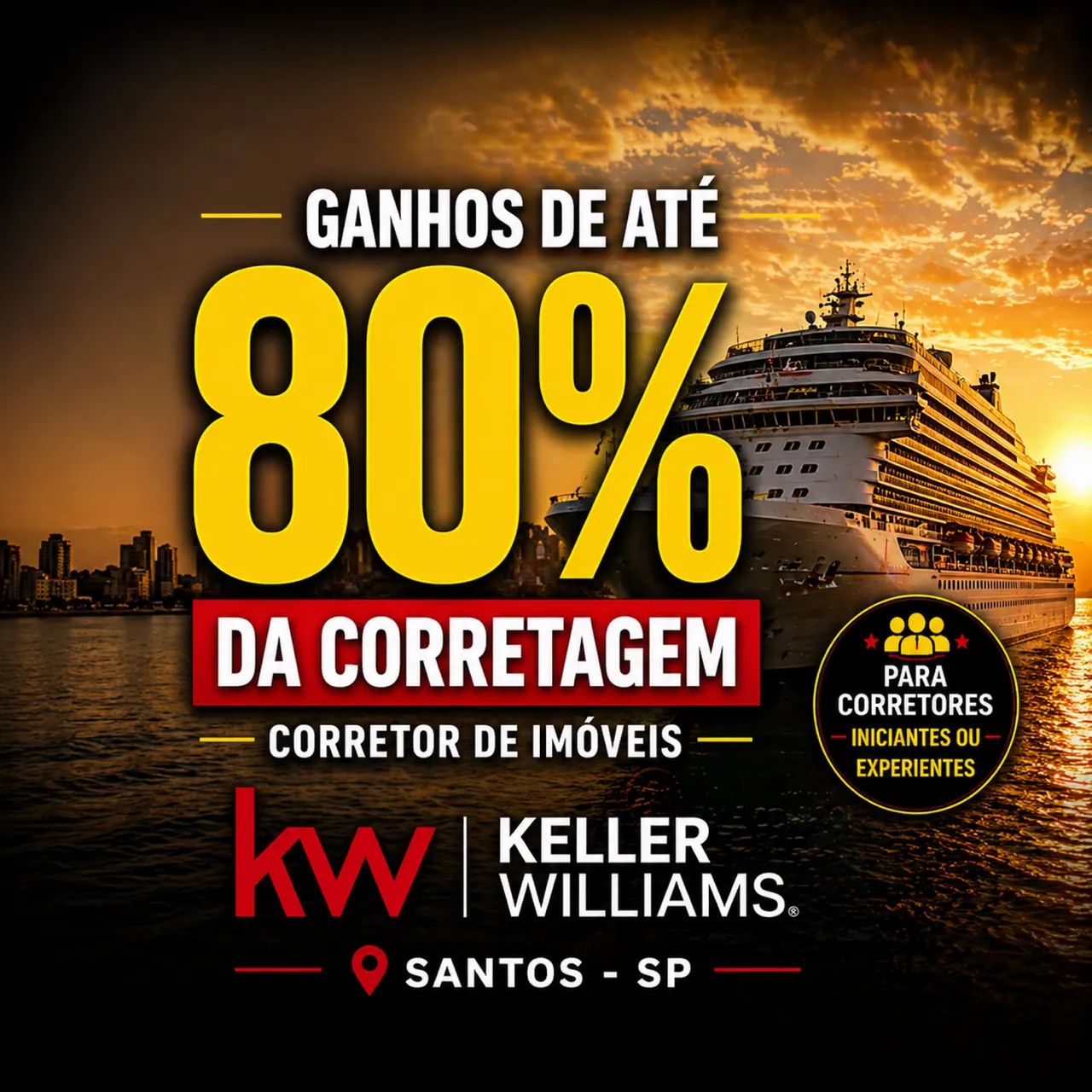 Venda em Parceria em +60 Países - Rede Keller Williams