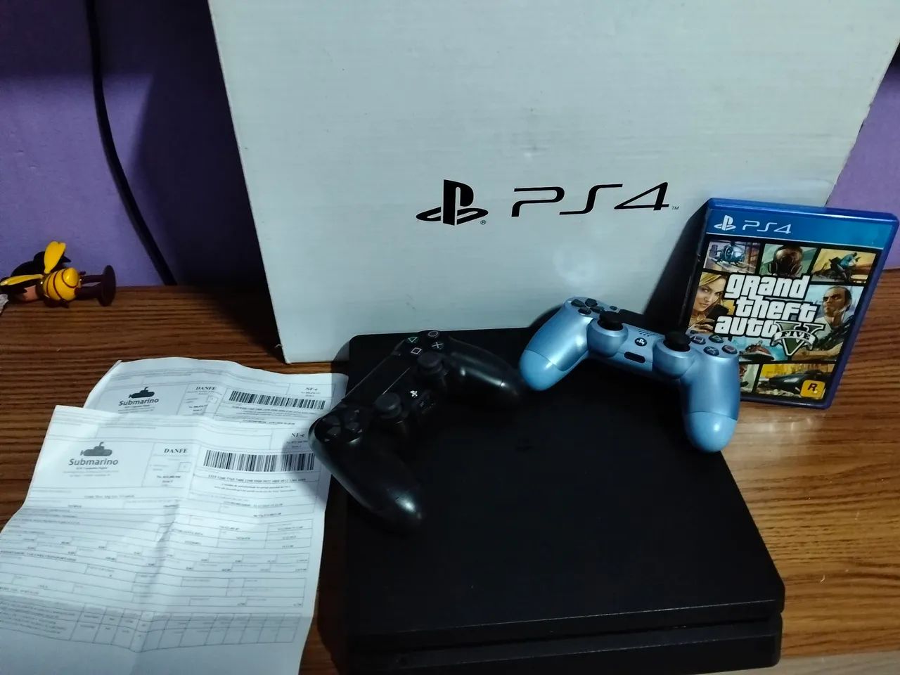 Vendo PS4 slim1tera de memória zero com nota - Foto 2