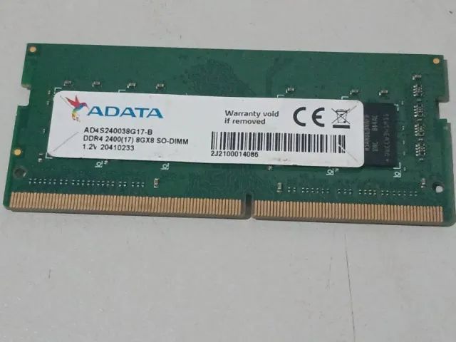 Memoria DDr4 para Notebook 8gb pc4-2400 65713023525123121