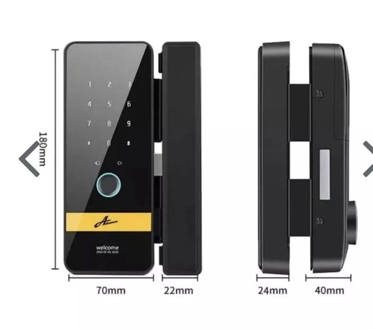 INSTALAÇÃO DE FECHADURAS DIGITAIS E INTELIGENTES para porta de vidro, madeira e metálica.  - Foto 4