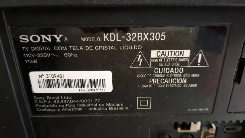 TV Sony 32 polegadas KDL32bx305 - Foto 3