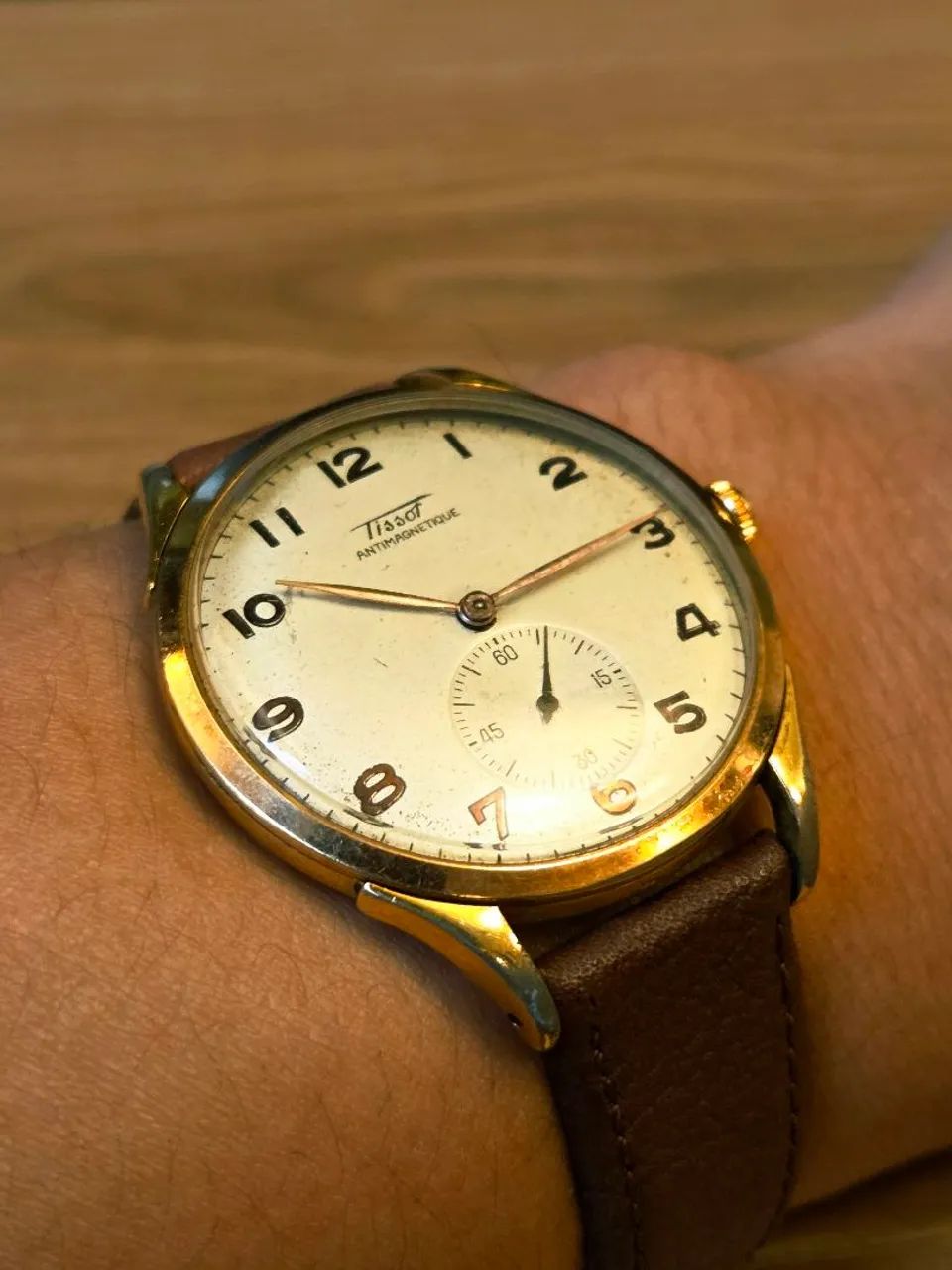 Tissot Antimagnétique 1950 - Foto 5
