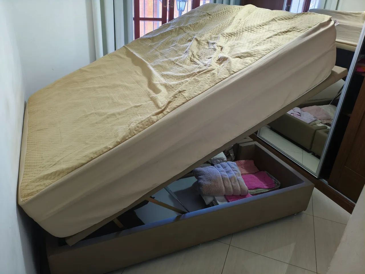 Cama Box Queem Molas Ensacadas