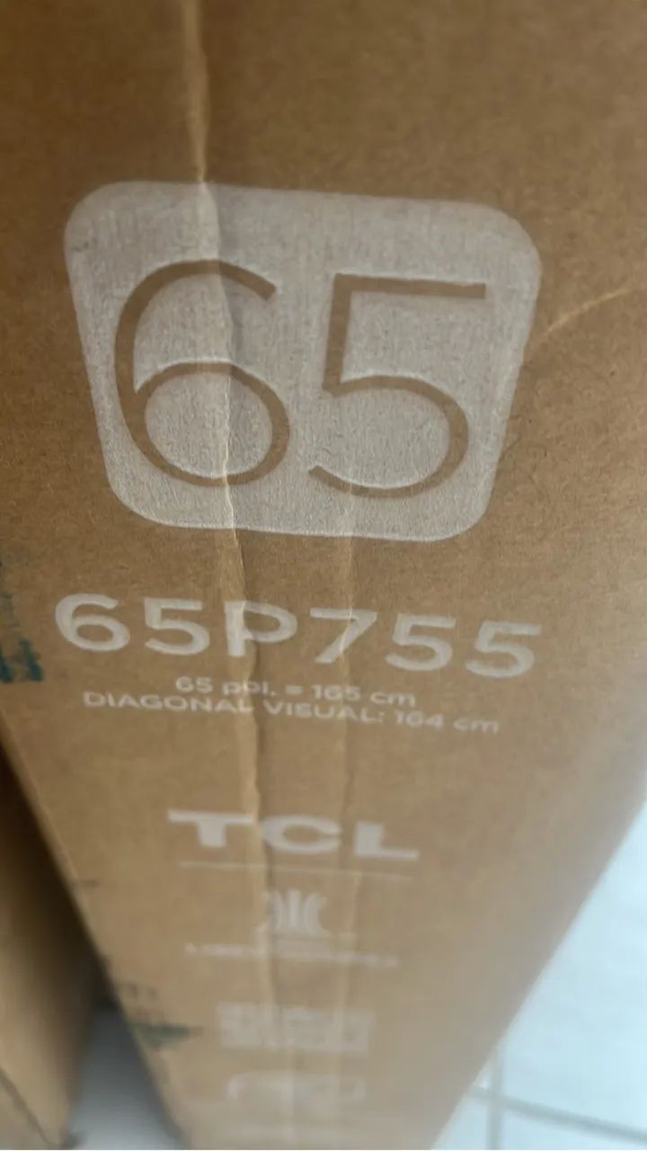 65 polegadas Smartv TCL 4k bordas infinitas  garantia 