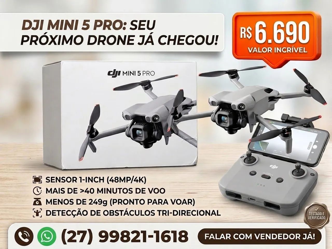 Drone Dji Mini 5 Pro 