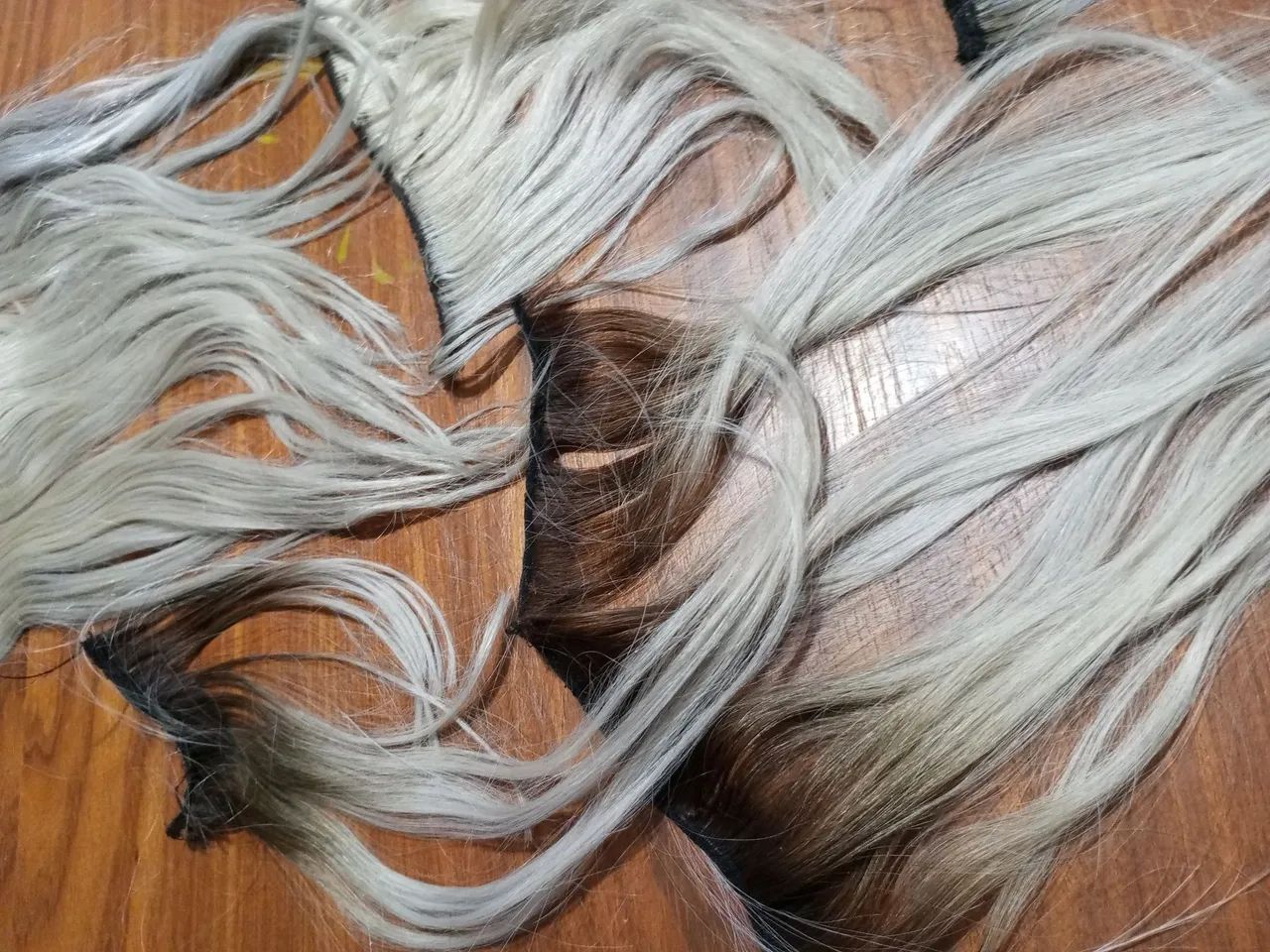Vendo cabelo loiro telado - Foto 4