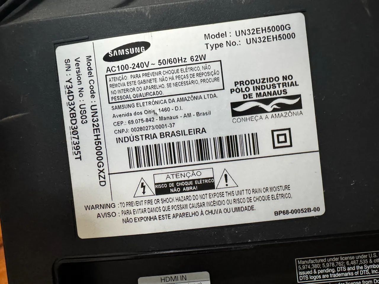 TV Samsung LED 32? Full HD - NÃO É SMART - Foto 2